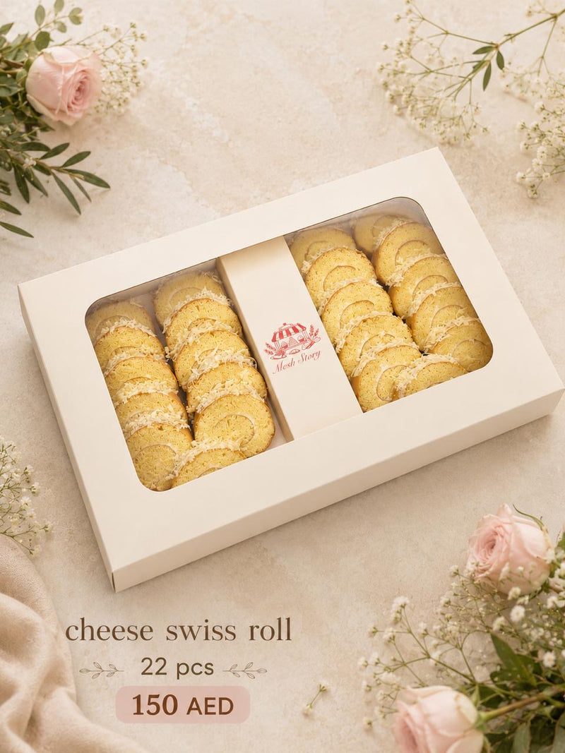 Cheese Swiss Roll - 22 pcs