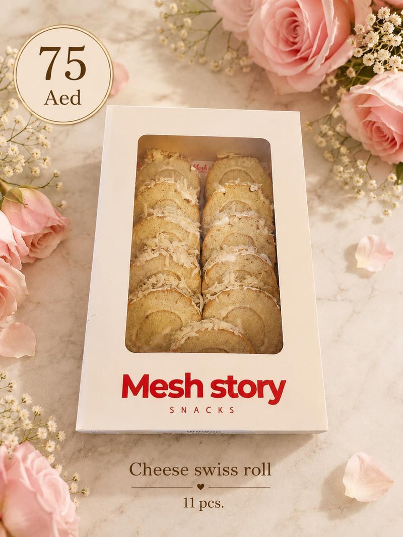 Cheese Swiss Roll - cheese swissroll 11pc box