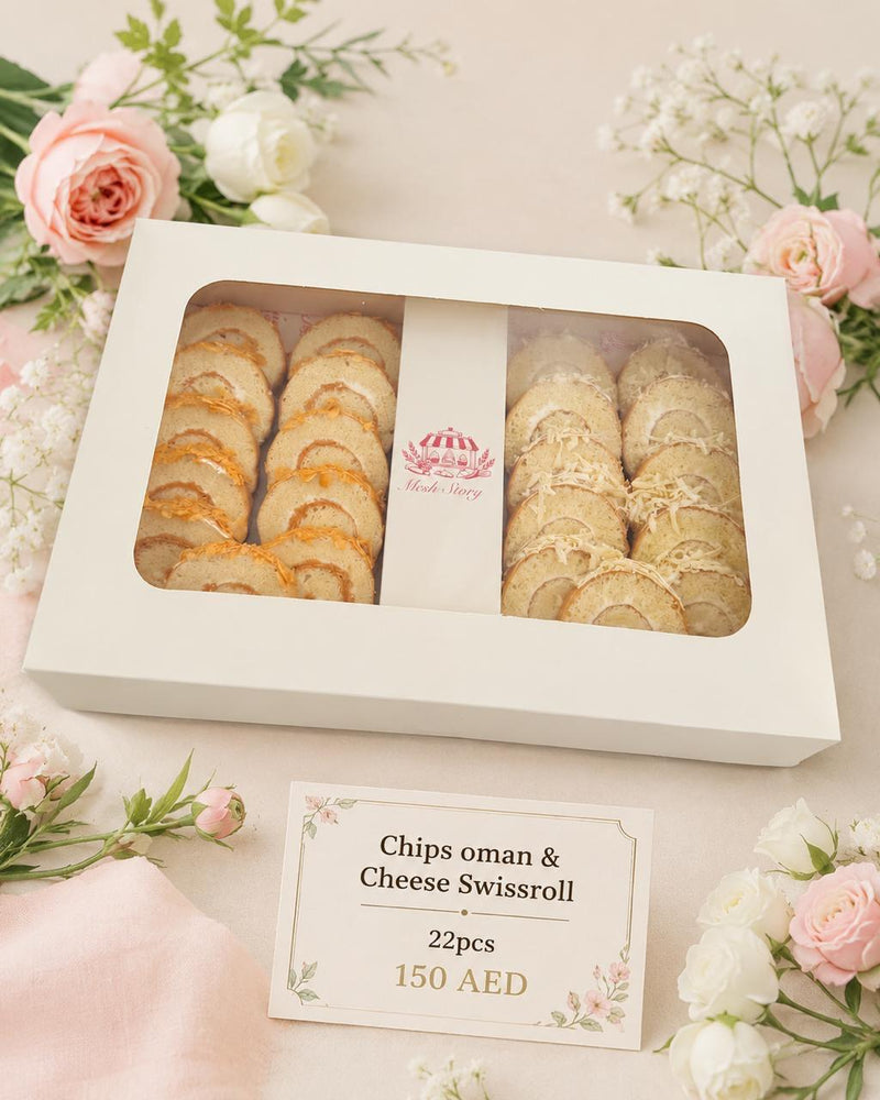 Chips Oman and Cheese Swiss Roll - 22 pcs - authentic Mesh Story product photo