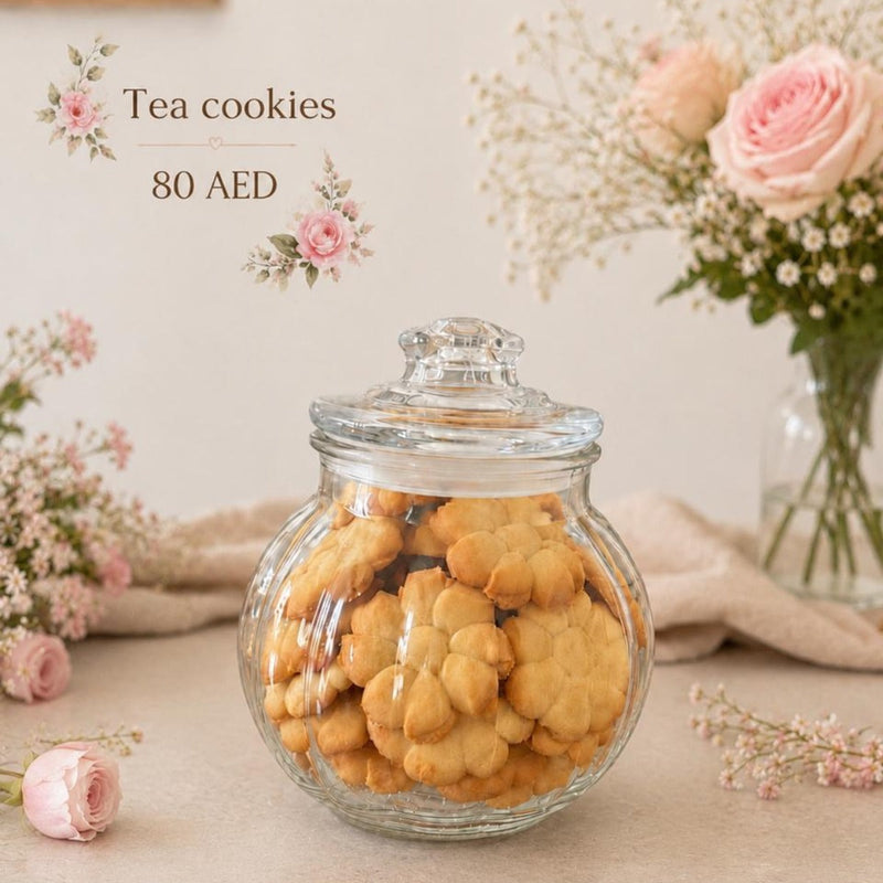 Tea Cookies - Medium Glass Bottle