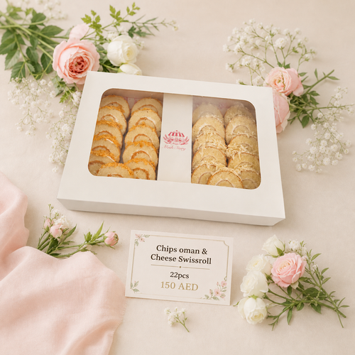 Cheese Swiss Roll - 22 pcs - mesh story product cheese 22 square v2