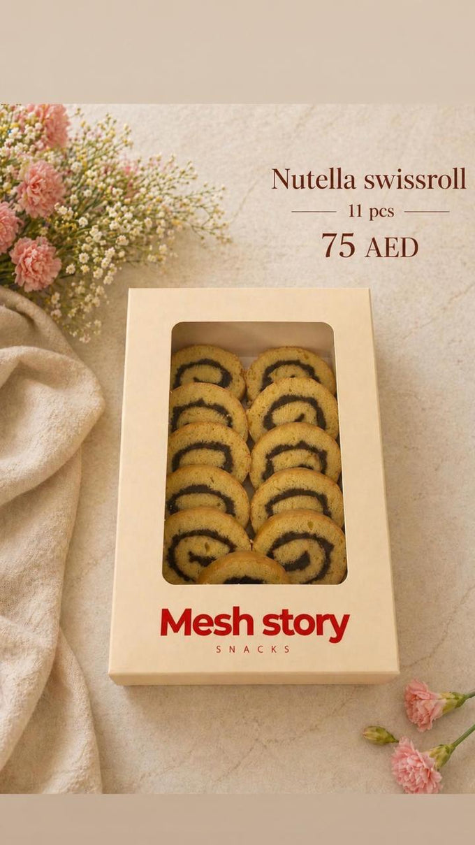 Nutella Swiss Roll - 11 pcs - authentic Mesh Story product photo